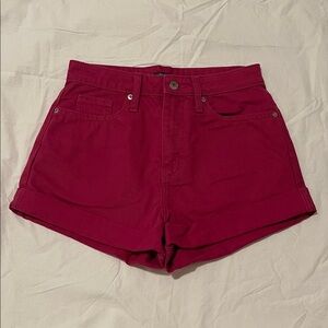Wild Fable High Waist Fuchsia Shorts